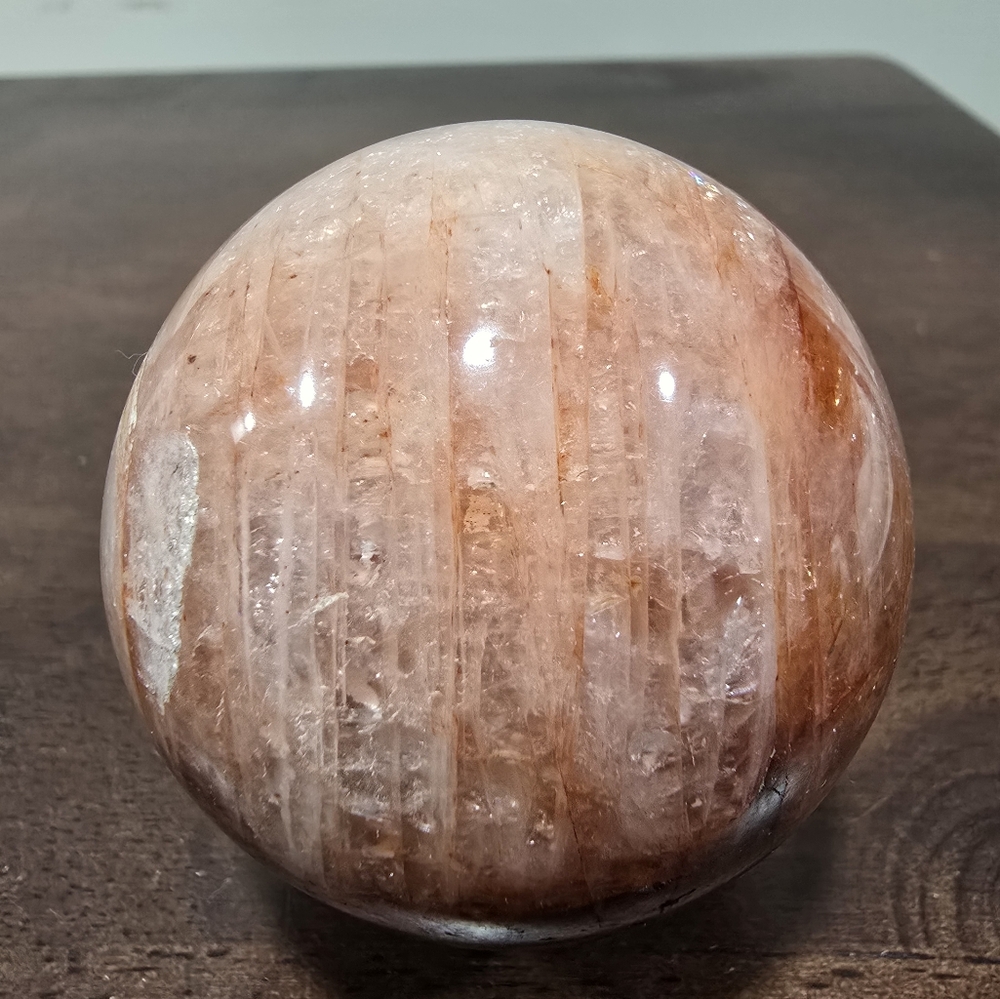Fire Quartz Crystal Sphere 55mm